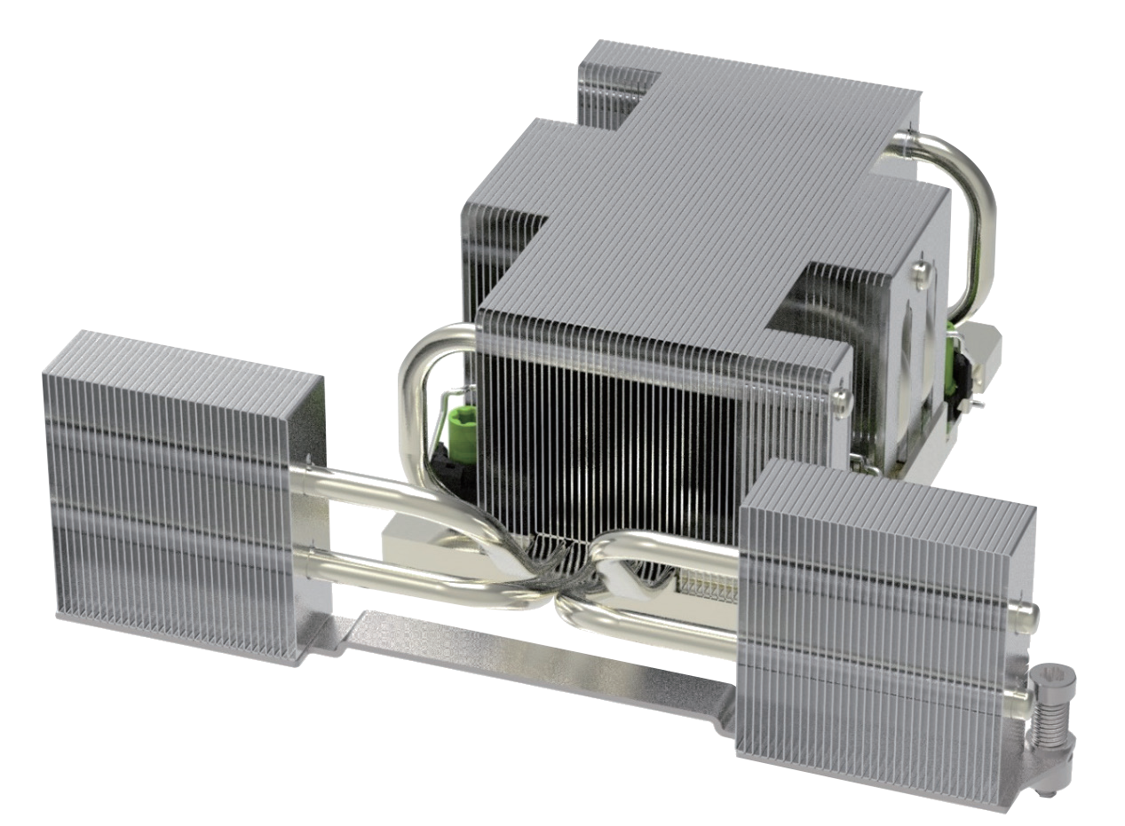 หม้อน้ำ EVAC-2U ระบายความร้อนด้วยอากาศที่ปรับแต่งได้